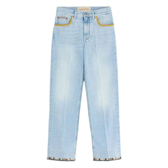 Valentino Blue Denim - Boyfriend Jeans Women